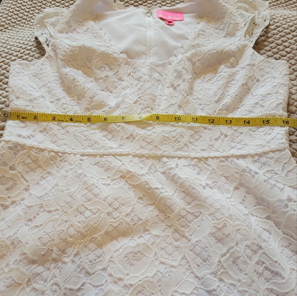 Lilly Pulitzer Marlyn White Lace Dress 10 - Picture 5 of 10
